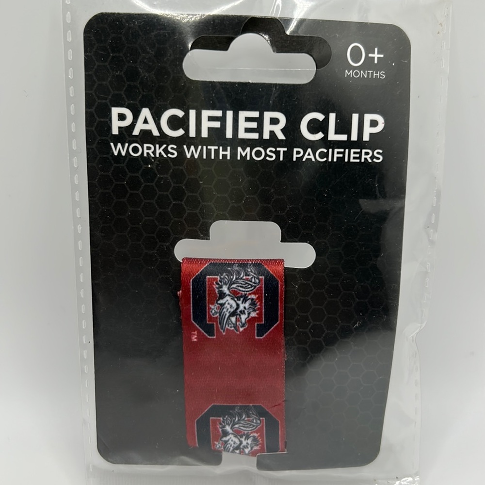 Gamecocks Pacifier Clip